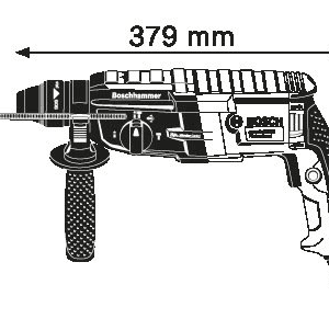 პერფორატორი Bosch GBH 2-28 Professional 880W (0611267500)