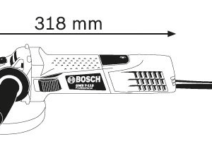 კუთხსახეხი მანქანა Bosch GWS 7-115 Professional 720W (0601388106)